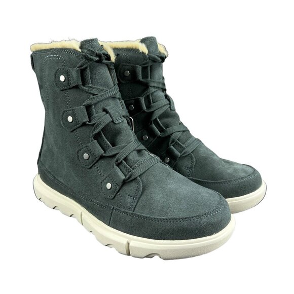 Sorel Explorer Next Joan Waterproof Grill Fawn Suede Boots Women's Size 9.5 - Picture 4 of 9